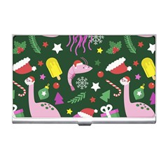 Colorful Funny Christmas Pattern Business Card Holder