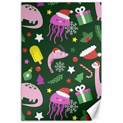 Colorful Funny Christmas Pattern Canvas 20  x 30 