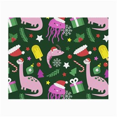 Colorful Funny Christmas Pattern Small Glasses Cloth (2 Sides)