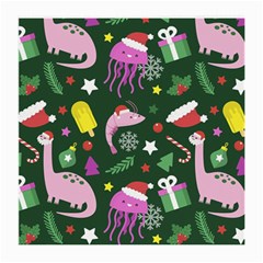 Colorful Funny Christmas Pattern Medium Glasses Cloth (2 Sides)