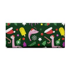 Colorful Funny Christmas Pattern Hand Towel