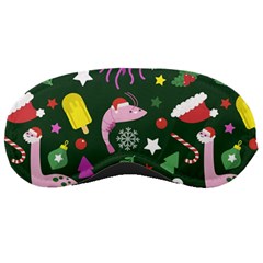 Colorful Funny Christmas Pattern Sleeping Mask