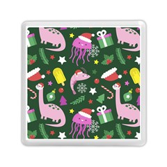 Colorful Funny Christmas Pattern Memory Card Reader (Square)