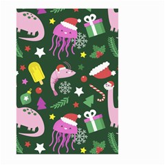 Colorful Funny Christmas Pattern Large Garden Flag (Two Sides)