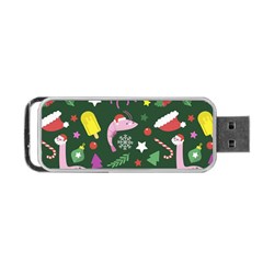 Colorful Funny Christmas Pattern Portable USB Flash (Two Sides)