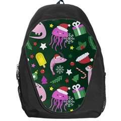 Colorful Funny Christmas Pattern Backpack Bag