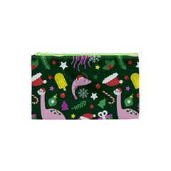 Colorful Funny Christmas Pattern Cosmetic Bag (XS)