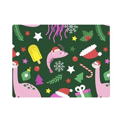 Colorful Funny Christmas Pattern Premium Plush Fleece Blanket (Mini)