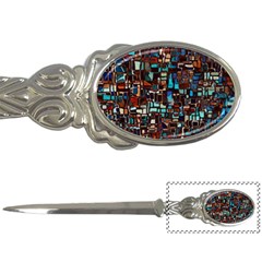 Stained Glass Mosaic Abstract Letter Opener by Semog4