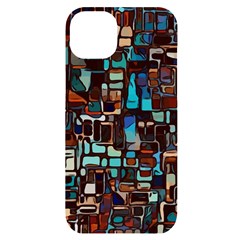 Stained Glass Mosaic Abstract Iphone 14 Plus Black Uv Print Case