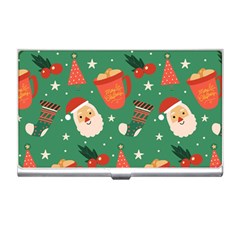 Colorful Funny Christmas Pattern Business Card Holder