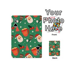 Colorful Funny Christmas Pattern Playing Cards 54 Designs (Mini)