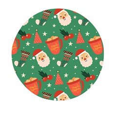 Colorful Funny Christmas Pattern Mini Round Pill Box (Pack of 5)