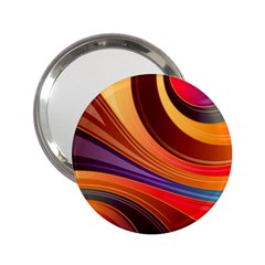 Abstract Colorful Background Wavy 2 25  Handbag Mirrors by Semog4