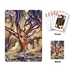 Tree Forest Woods Nature Landscape Playing Cards Single Design (rectangle) by Semog4