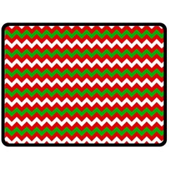 Christmas Paper Scrapbooking Pattern Two Sides Fleece Blanket (large) by Semog4