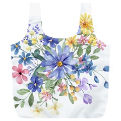 Flower Full Print Recycle Bag (xl)