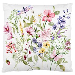 Bunch Of Flowers Standard Premium Plush Fleece Cushion Case (one Side) by zappwaits