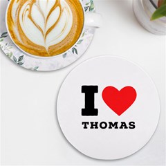 I Love Thomas Uv Print Round Tile Coaster by ilovewhateva