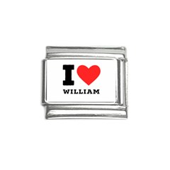 I Love William Italian Charm (9mm) by ilovewhateva