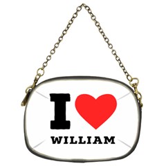 I Love William Chain Purse (two Sides) by ilovewhateva