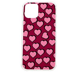 Pattern Pink Abstract Heart Love Iphone 12 Pro Max Tpu Uv Print Case