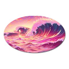 Wave Waves Ocean Sea Oval Magnet