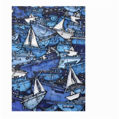 Boat Ship Background Pattern Large Garden Flag (two Sides)