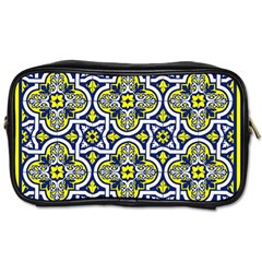 Tiles Panel Decorative Decoration Traditional Pattern Toiletries Bag (two Sides) by Ravend