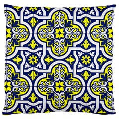 Tiles Panel Decorative Decoration Traditional Pattern Large Cushion Case (two Sides) by Ravend