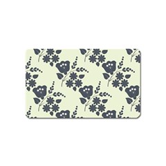 Flower Roses Rose Floral Flora Pattern Vintage Magnet (name Card)