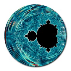 Fractal Abstract Background Round Mousepad