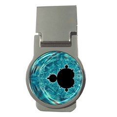 Fractal Abstract Background Money Clips (round)  by Ravend