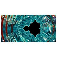 Fractal Abstract Background Banner And Sign 4  X 2 