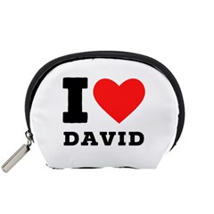 I Love David Accessory Pouch (small) by ilovewhateva