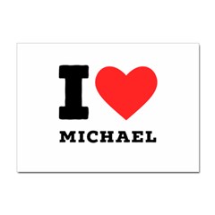 I Love Michael Sticker A4 (10 Pack) by ilovewhateva