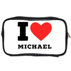 I Love Michael Toiletries Bag (two Sides)