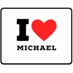 I love michael Fleece Blanket (Medium) 60 x50  Blanket Front