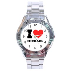 I Love Michael Stainless Steel Analogue Watch by ilovewhateva