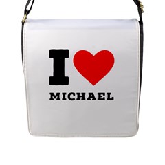 I Love Michael Flap Closure Messenger Bag (l) by ilovewhateva