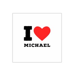 I Love Michael Satin Bandana Scarf 22  X 22  by ilovewhateva