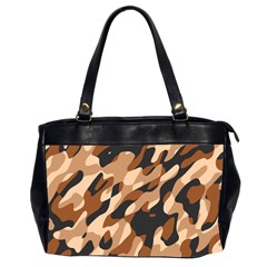 Abstract Camouflage Pattern Oversize Office Handbag (2 Sides) by Jack14