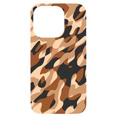 Abstract Camouflage Pattern Iphone 14 Pro Black Uv Print Case