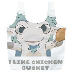 Unicourse Chicken Bucket T-shirt For Bluey Fans, Dad T-shirt, Bluey Mom Shirt, Unicorn Bluey Tee, Bl Full Print Recycle Bag (xl)