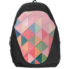 Background Geometric Triangle Backpack Bag by Semog4