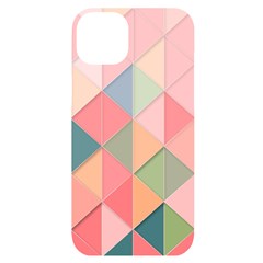 Background Geometric Triangle Iphone 14 Plus Black Uv Print Case by Semog4