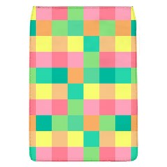 Checkerboard-pastel-squares- Removable Flap Cover (l) by Semog4