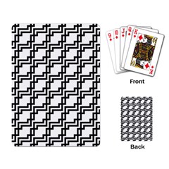 Pattern-monochrome-repeat Playing Cards Single Design (rectangle) by Semog4