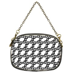 Pattern-monochrome-repeat Chain Purse (two Sides) by Semog4