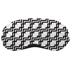 Pattern-monochrome-repeat Sleeping Mask